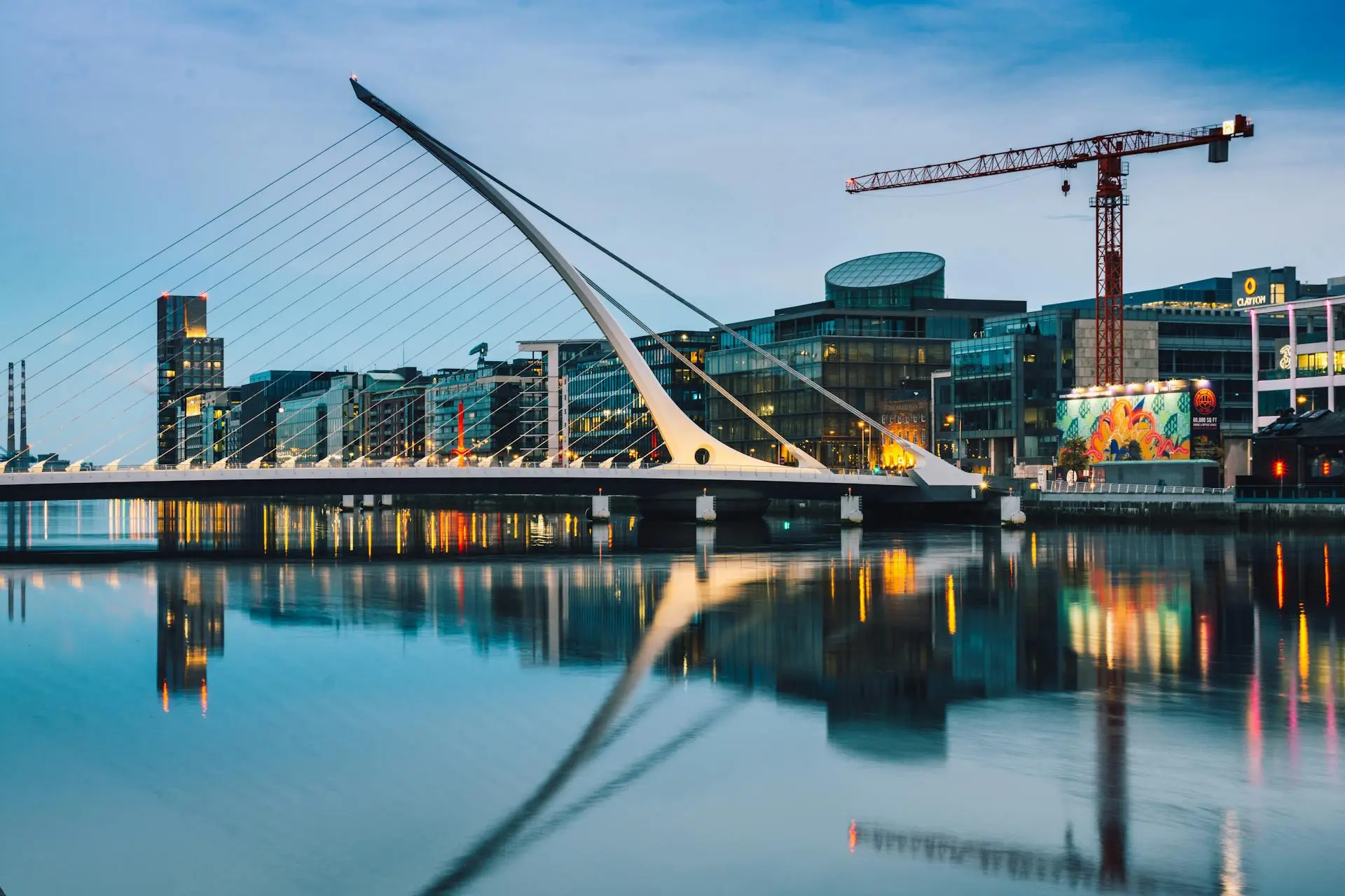 Dublin city skyline